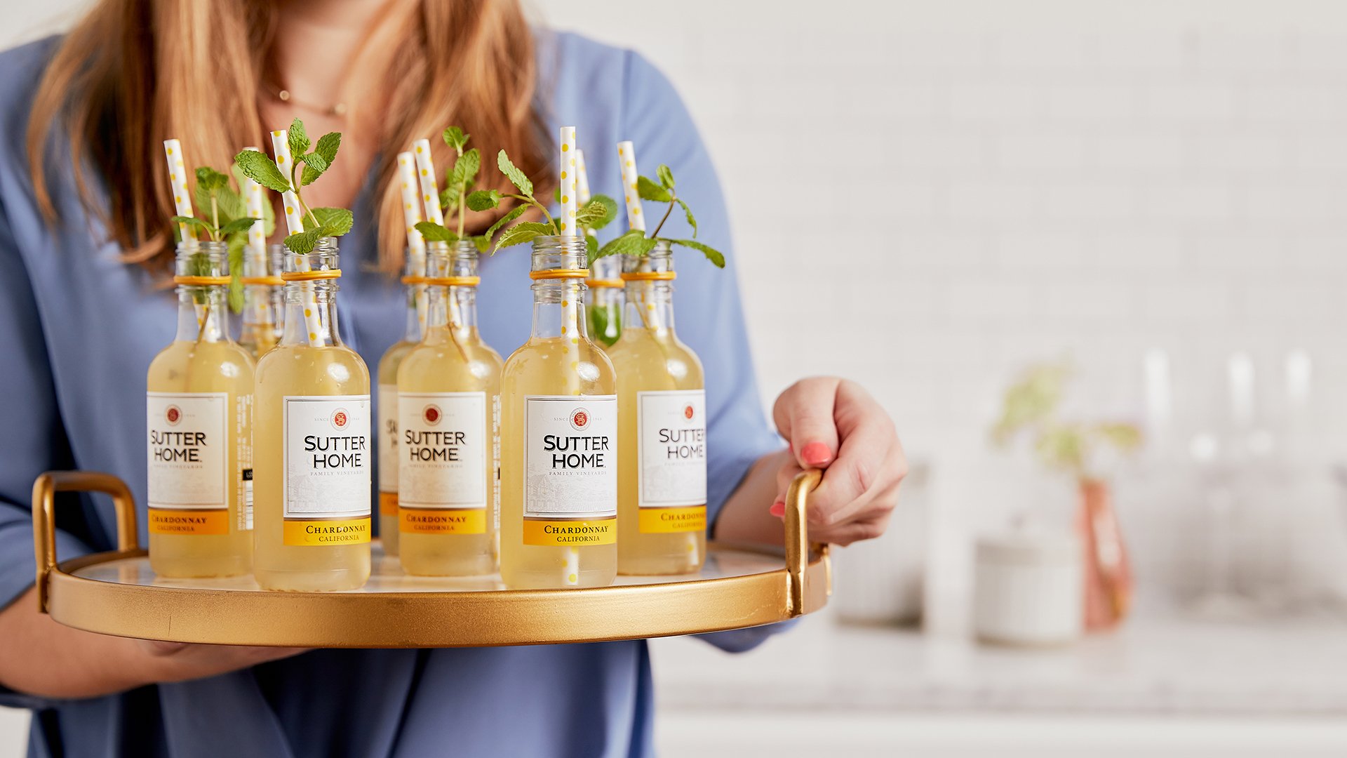 Our Sutter Home Chardonnay Mini Ginger Cocktail Makes the Home Team